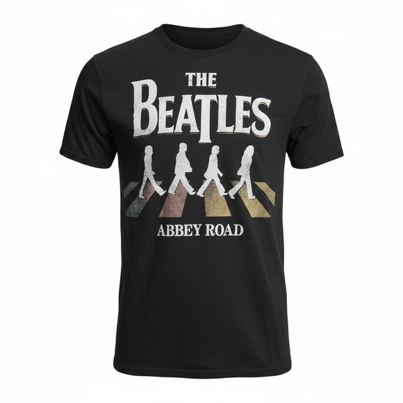 Other - The Beatles Abbey Road Black Graphic T-Shirt, Size XL (16-18)  139